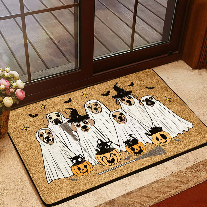 Halloween Doormat  Gift for Dog Lover, Home Sweet Home Doormat