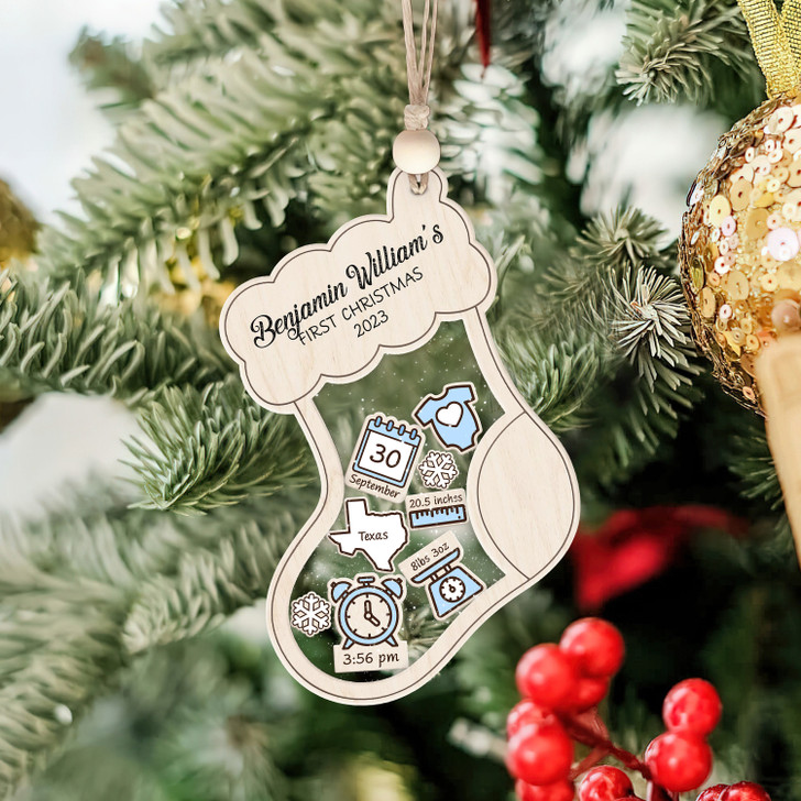 personalized baby ornament