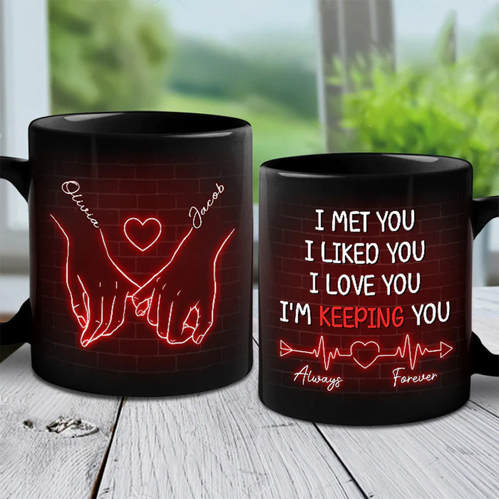 Personalized Couple Mug Our Love Is Magic, Perfect Valentine Gift for Couple