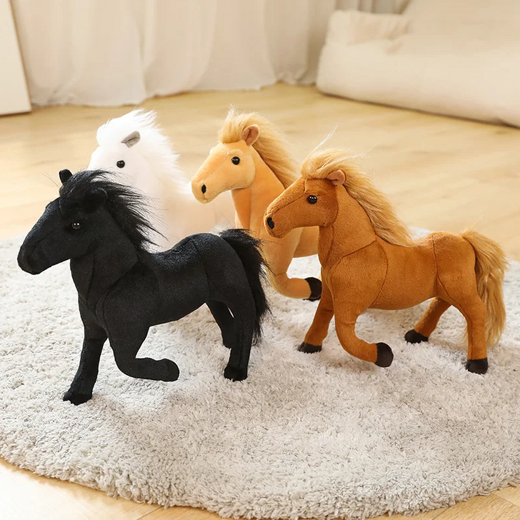 [Multiple Sizes] Stuffed Animal Horse Gift For Horse Lovers, Plushy Toys Horses