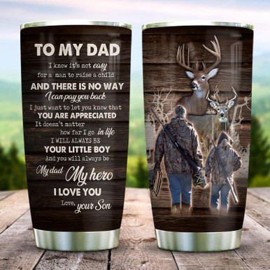 Best Dad Ever Flagwix Stainless Steel Tumbler Father's Day Gifts