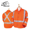 Revco JF1012-OR 30" Hi-Vis 9 oz. Flame Resistant Cotton Welding Jacket