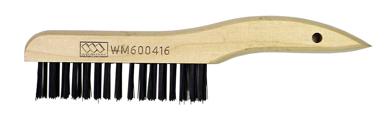 weldmark-curved-handle-scratch-brush-4-x-19-rows-carbon-steel-wire-wm600419/