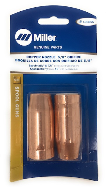 Miller Nozzle, 300/400A, Bore 5/8 In, (2PK) Welding Depot