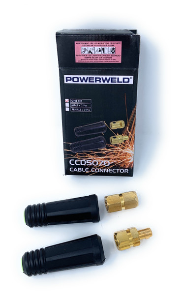 Powerweld CCD5070 Cable Connector - One Set