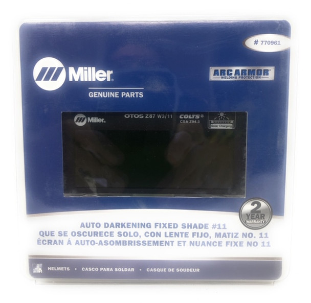 Miller Lens Auto Darkening Fixed Shade 11 