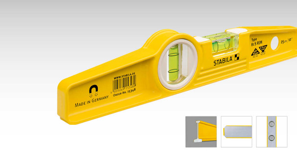 Stabila 25100 Type 81SM Die Cast Magnetic Torpedo Level Stabila 25100 Type 81SM Die Cast Magnetic Torpedo Level