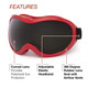 Lincoln Electric K3118-1 Shade 5 Cutting and Grinding Goggles, One Size