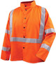 Revco JF1012-OR 30" Hi-Vis 9 oz. Flame Resistant Cotton Welding Jacket