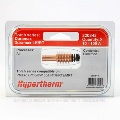 盈月① Hypertherm Electrode 220842 for Power Max (5PK) … - Welding
