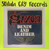 Saxon - Denim and Leather - vinyl record album LP