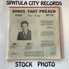 Fred Doerge - Songs That Preach - vinyl record LP