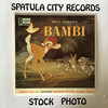 Walt Disney - Bambi - soundtrack - vinyl record album LP