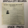 Buddy Childers Big Band - Just Buddy's - vinyl record LP