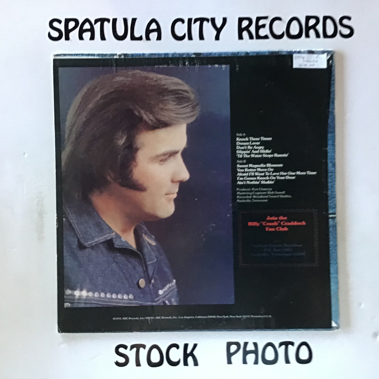 Billy Crash Craddock - Greatest Hits Volume One - AUTOGRAPHED