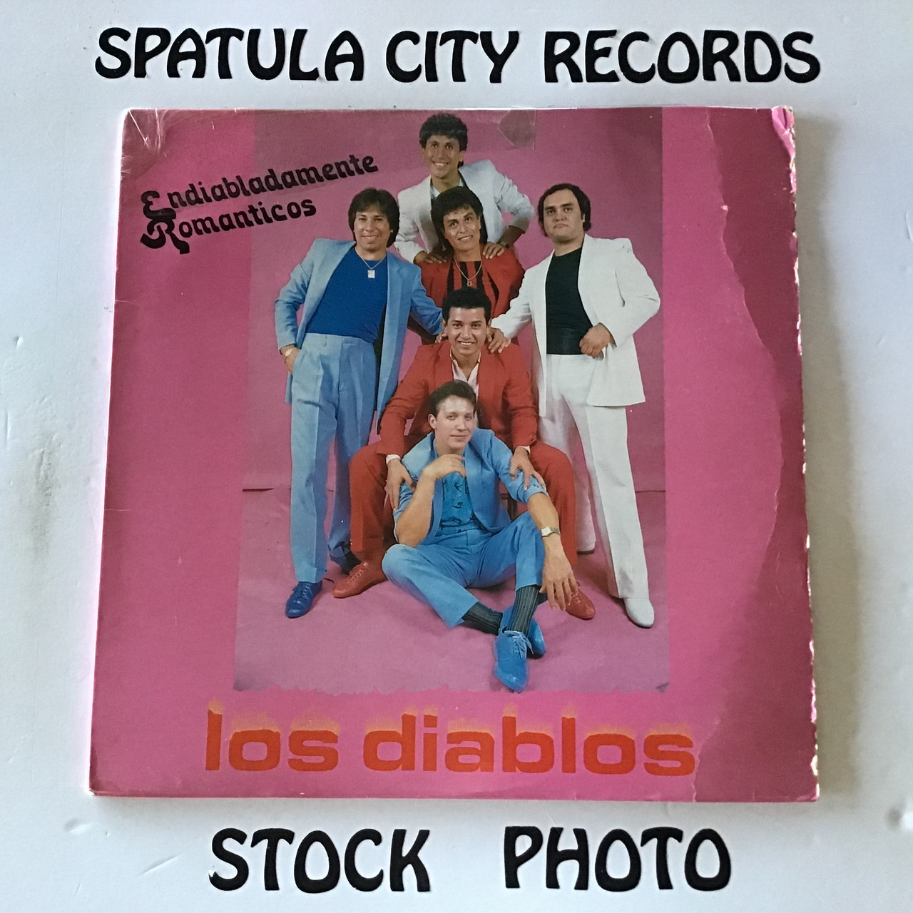 Los Diablos ¡¡Oh Diablos!! 国内盤LP Los Diablos - Endiabladamente Romanticos - vinyl record LP