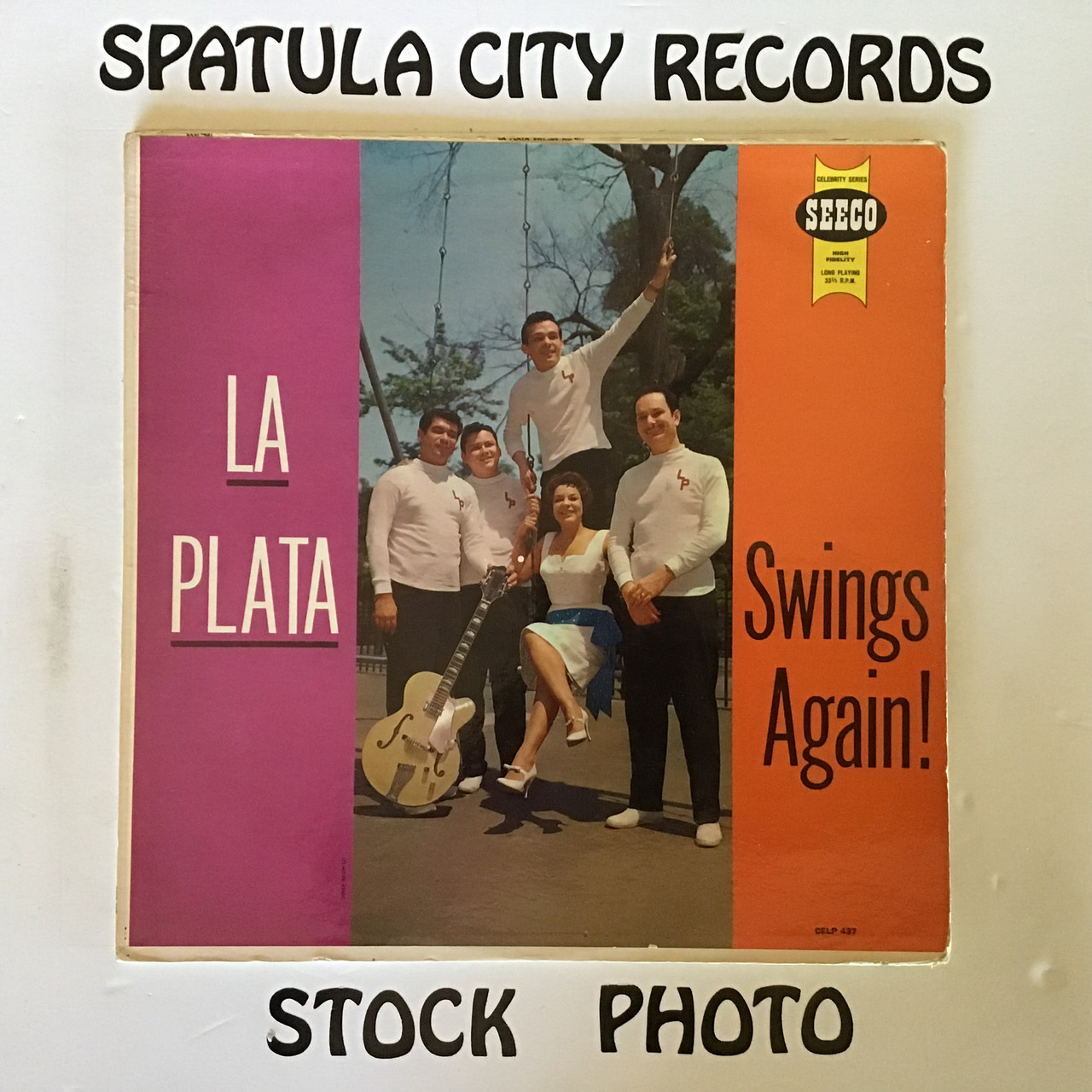 La Plata Sextette ‎– La Plata Swings Again - vinyl record album LP