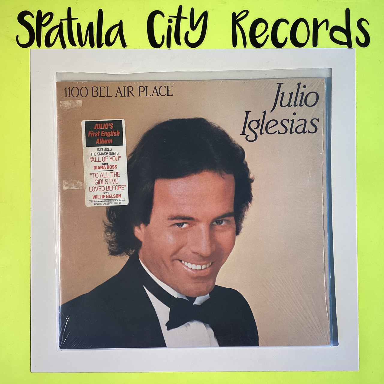 Julio Iglesias - 1100 Bel Air Place -  vinyl record album LP