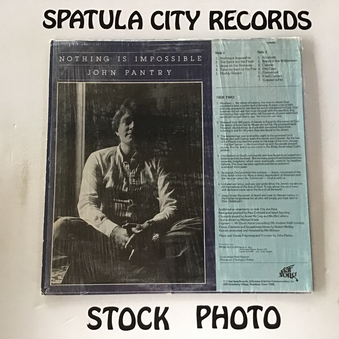 John Pantry - Nothing is Impossible - vinyl record LP John Pantry - Nothing is Impossible - vinyl record LP