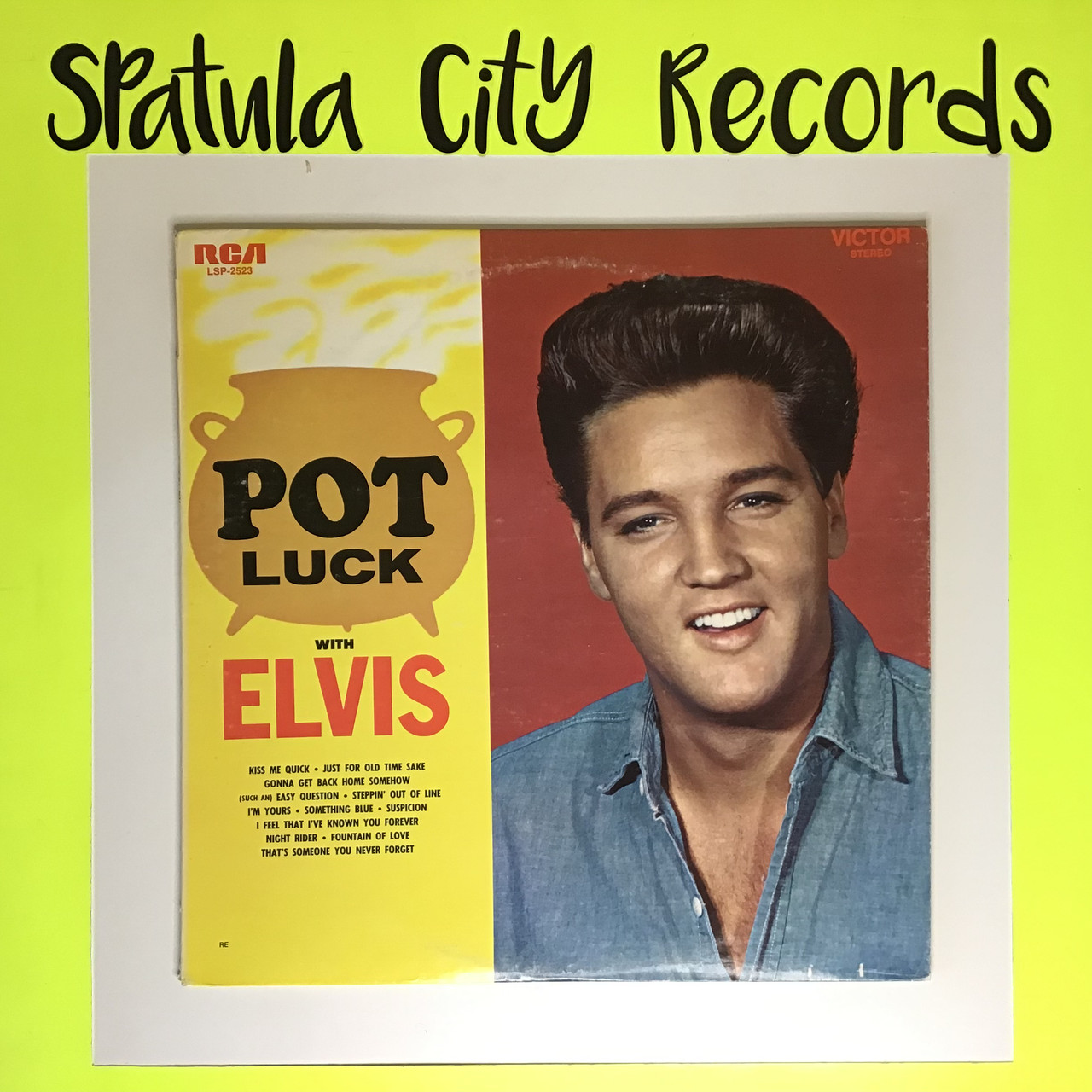 Elvis Presley - Pot Luck - vinyl record album LP