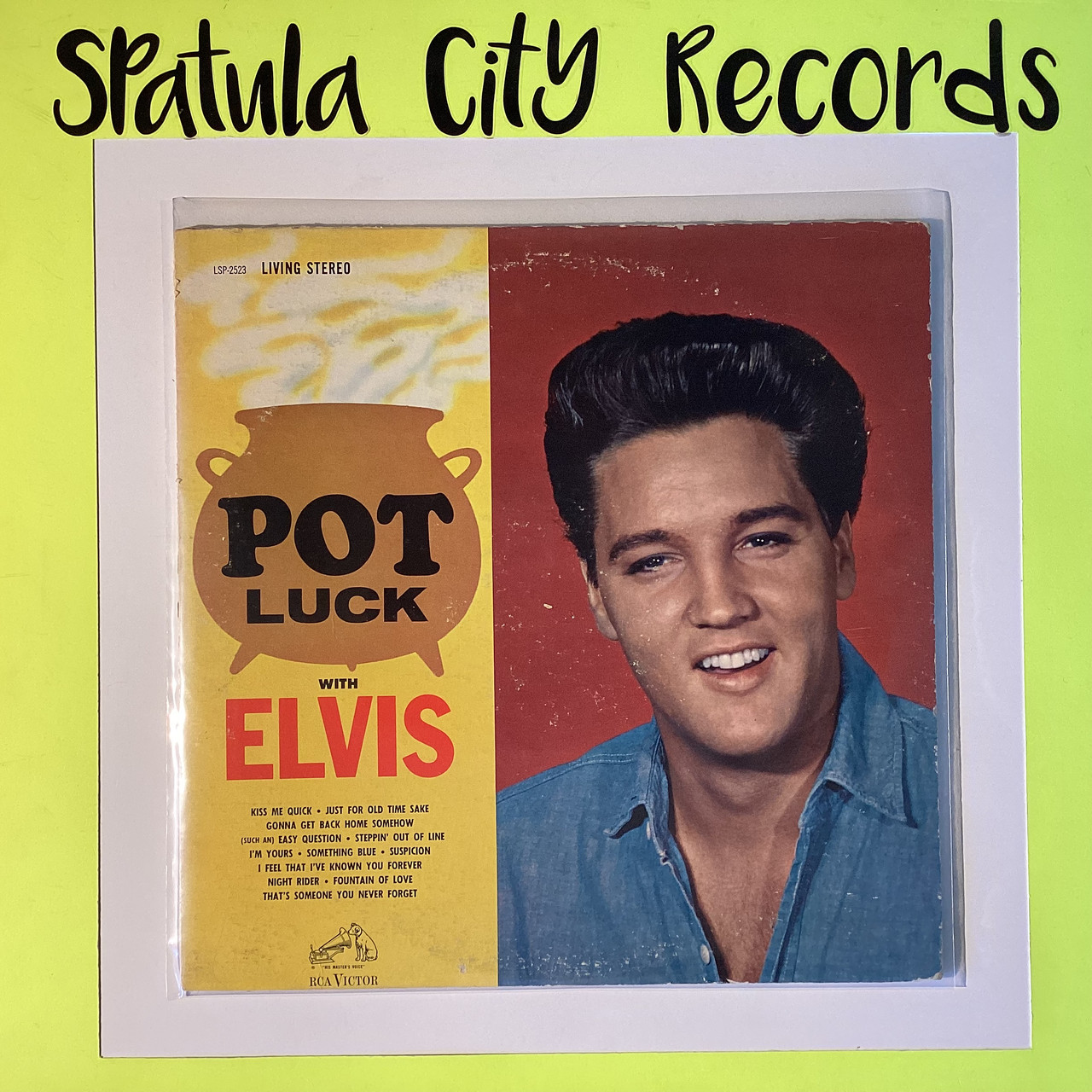 Elvis Presley - Pot Luck - vinyl record album LP