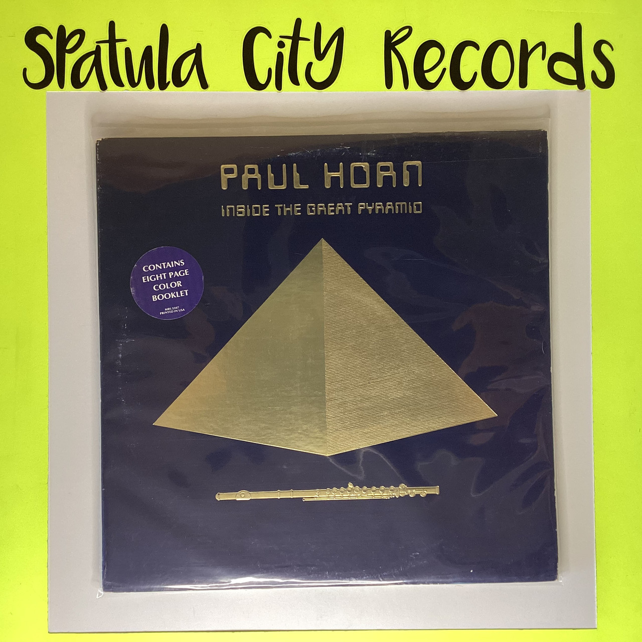 Paul Horn - Inside The Great Pyramid - double vinyl record album LP