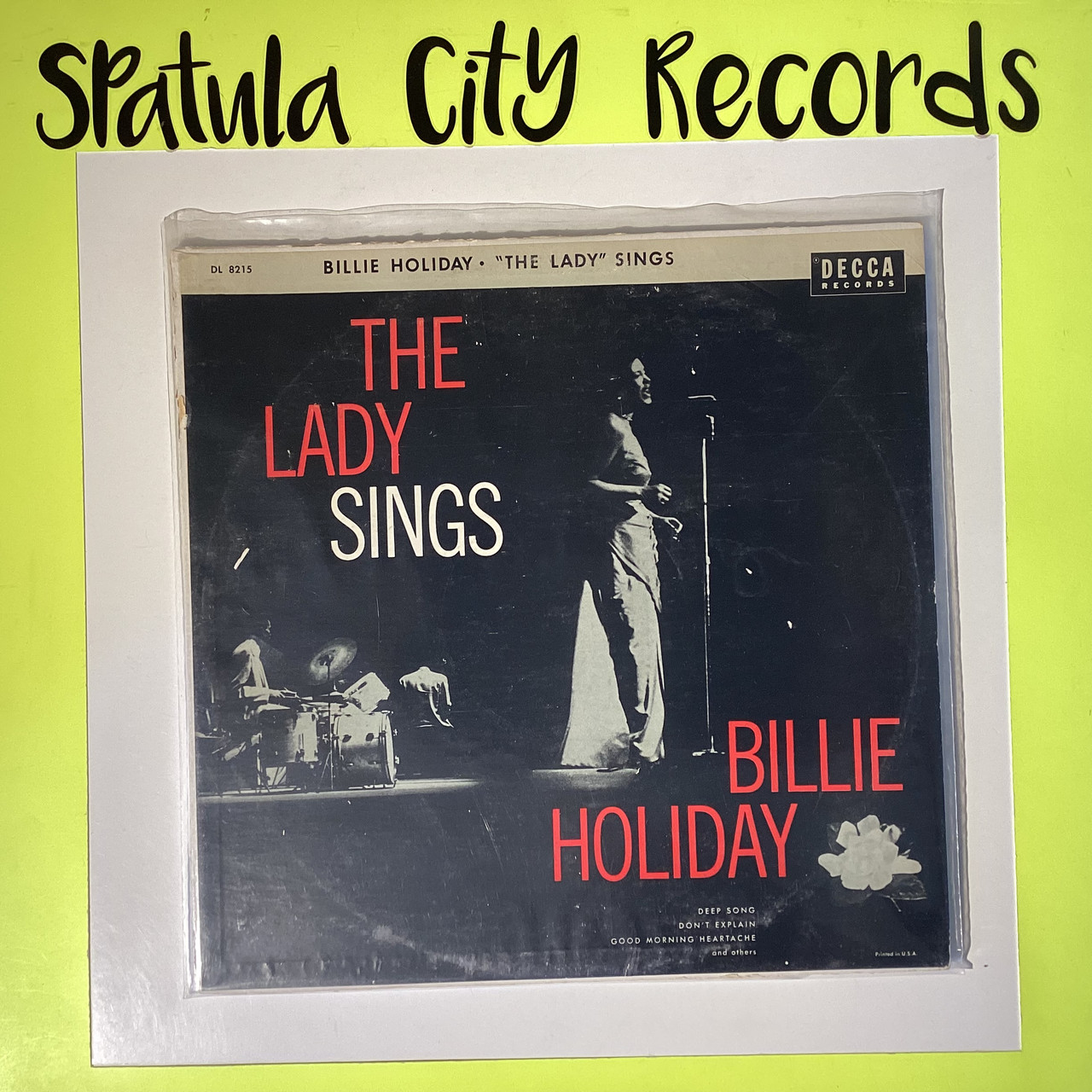 Billie Holiday - The Lady Sings - MONO - vinyl record album LP