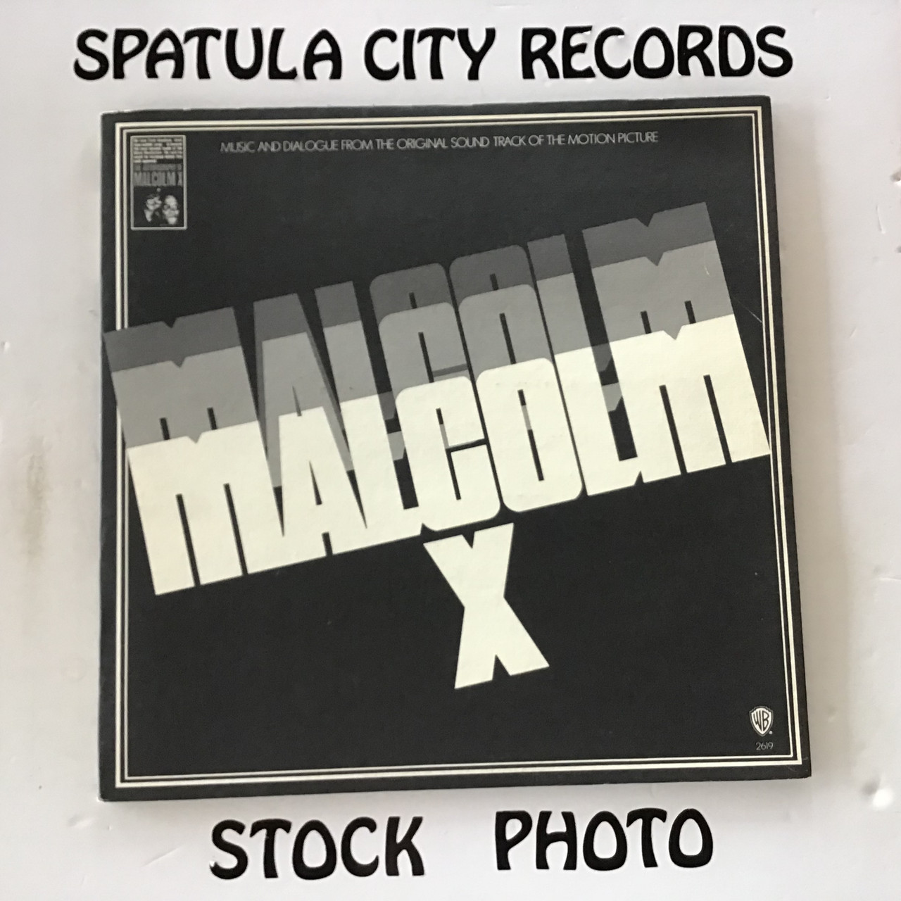 Malcolm X ( Music and Dialogue from The Original Sound Track of the Motion  Picture ) - soundtrack - WLP PROMO - vinyl record LP