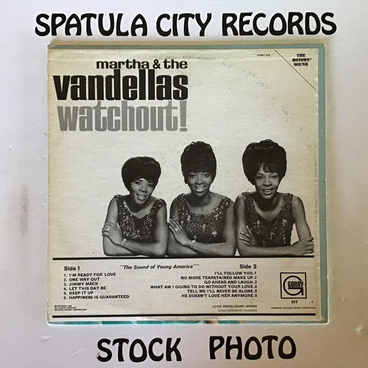 Martha and the Vandellas - Watchout  - vinyl record LP