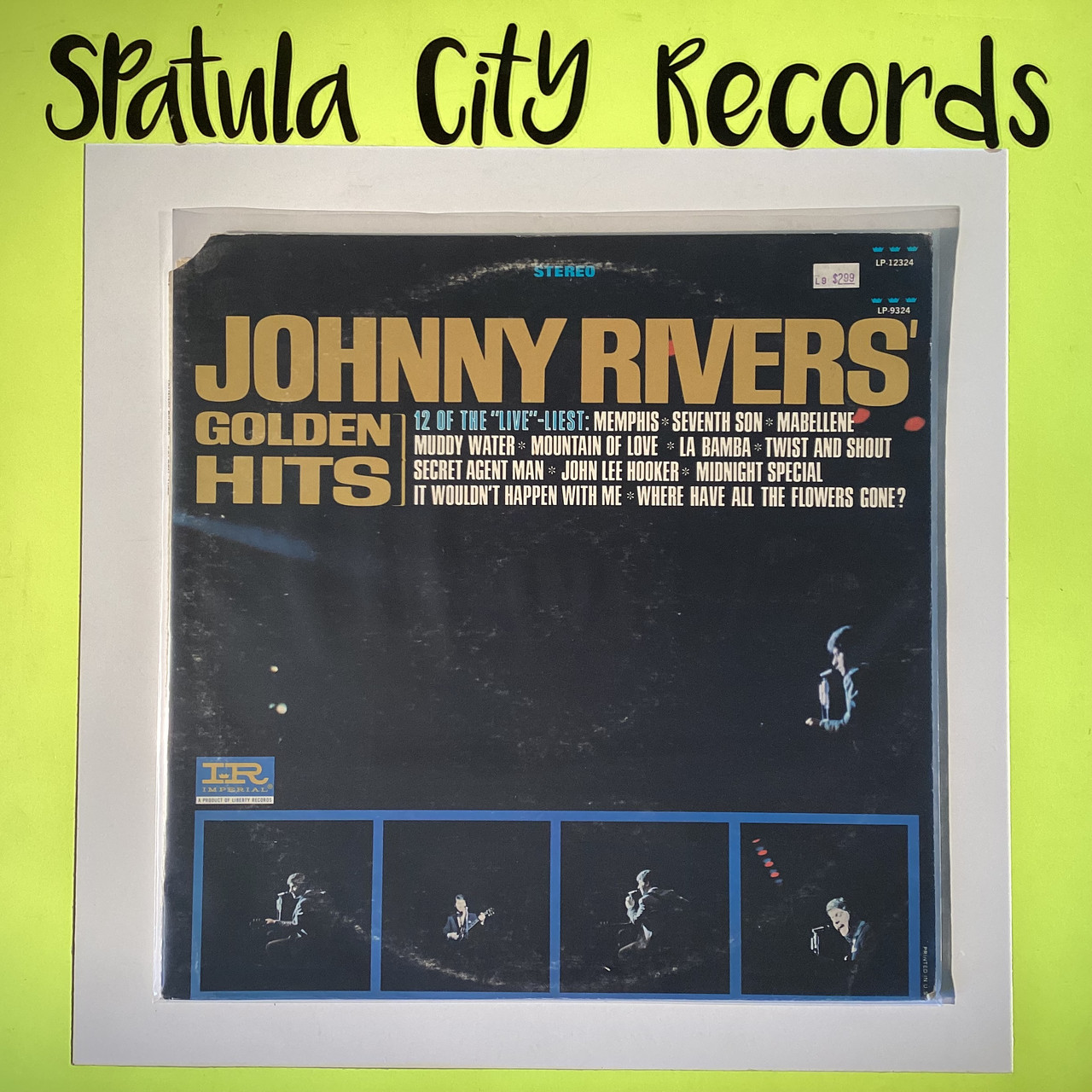 Johnny Rivers - Johnny Rivers' Golden Hits - vinyl record album LP