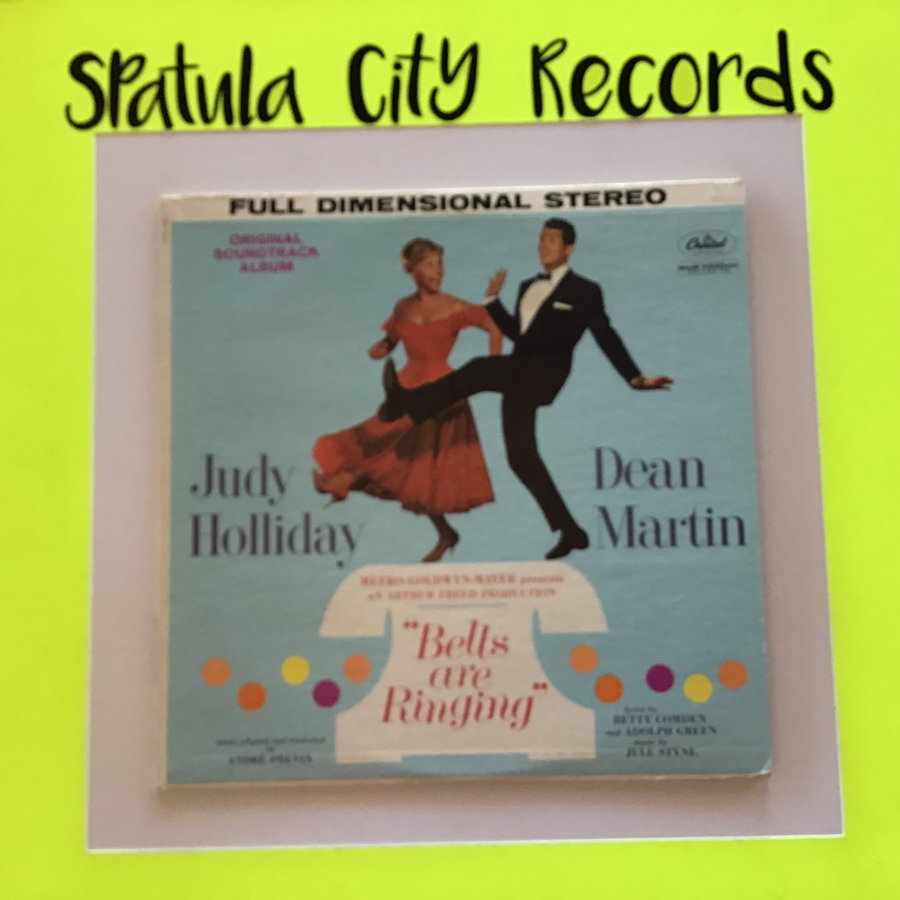 Judy Holliday and Dean Martin - Bells Are Ringing - soundtrack - vinyl record LP