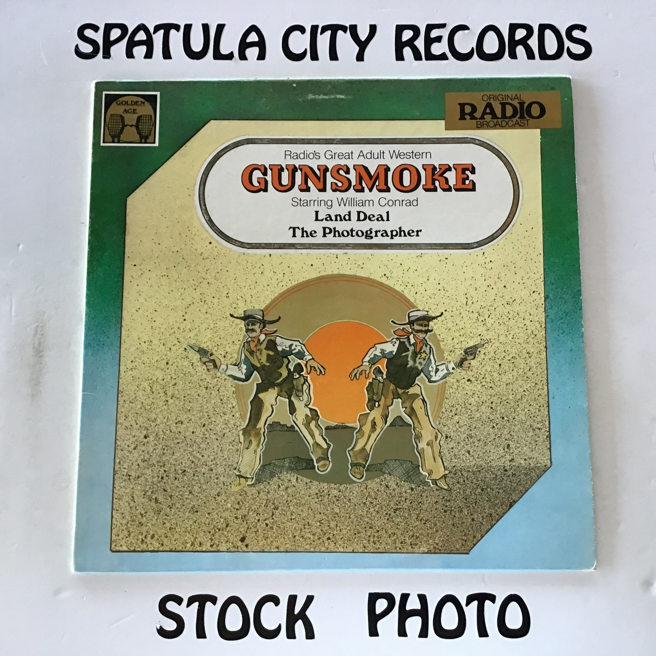 William Conrad - Radio's Great Adult Western Gunsmoke - vinyl record LP