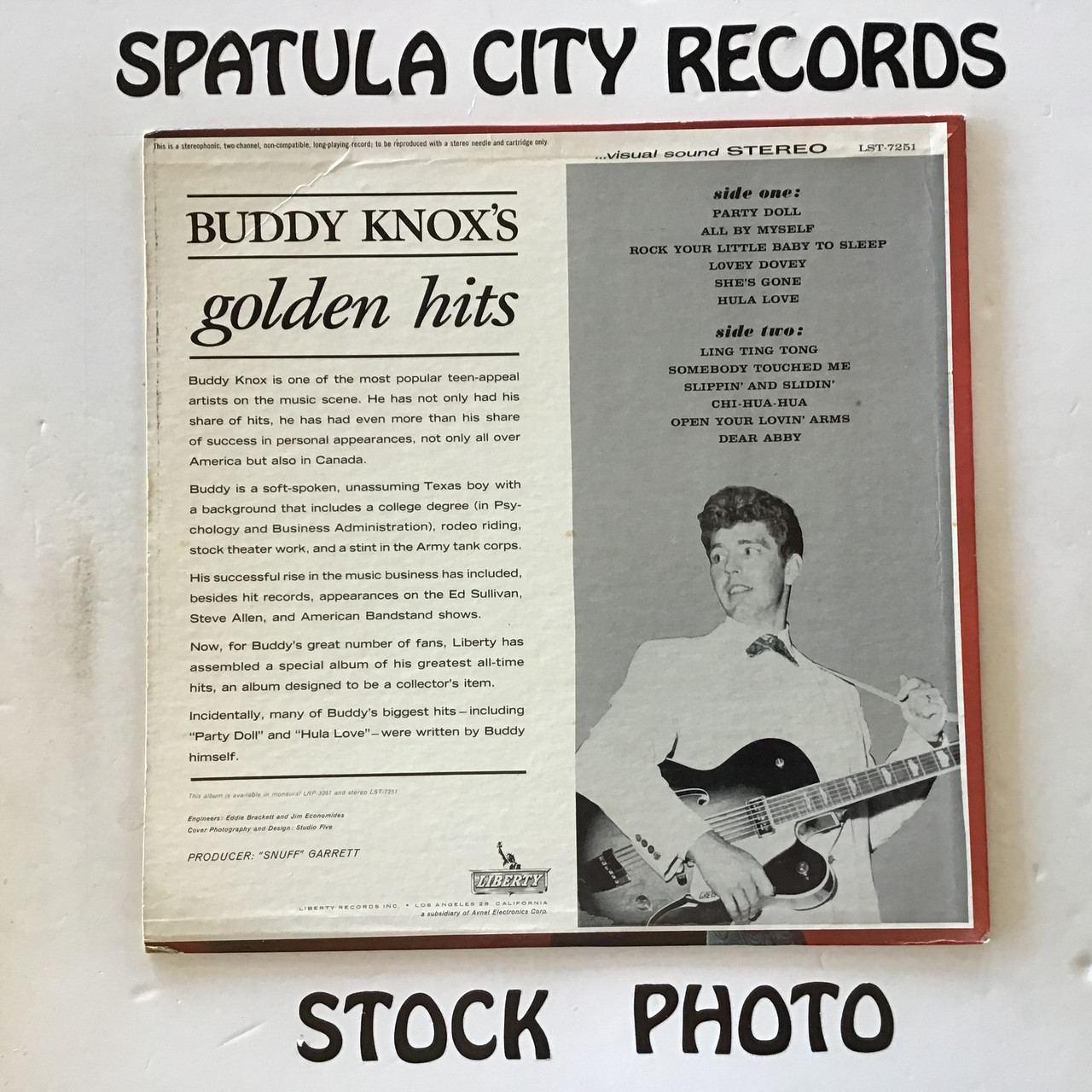 Buddy Knox - Buddy Knox's Golden Hits - vinyl record LP