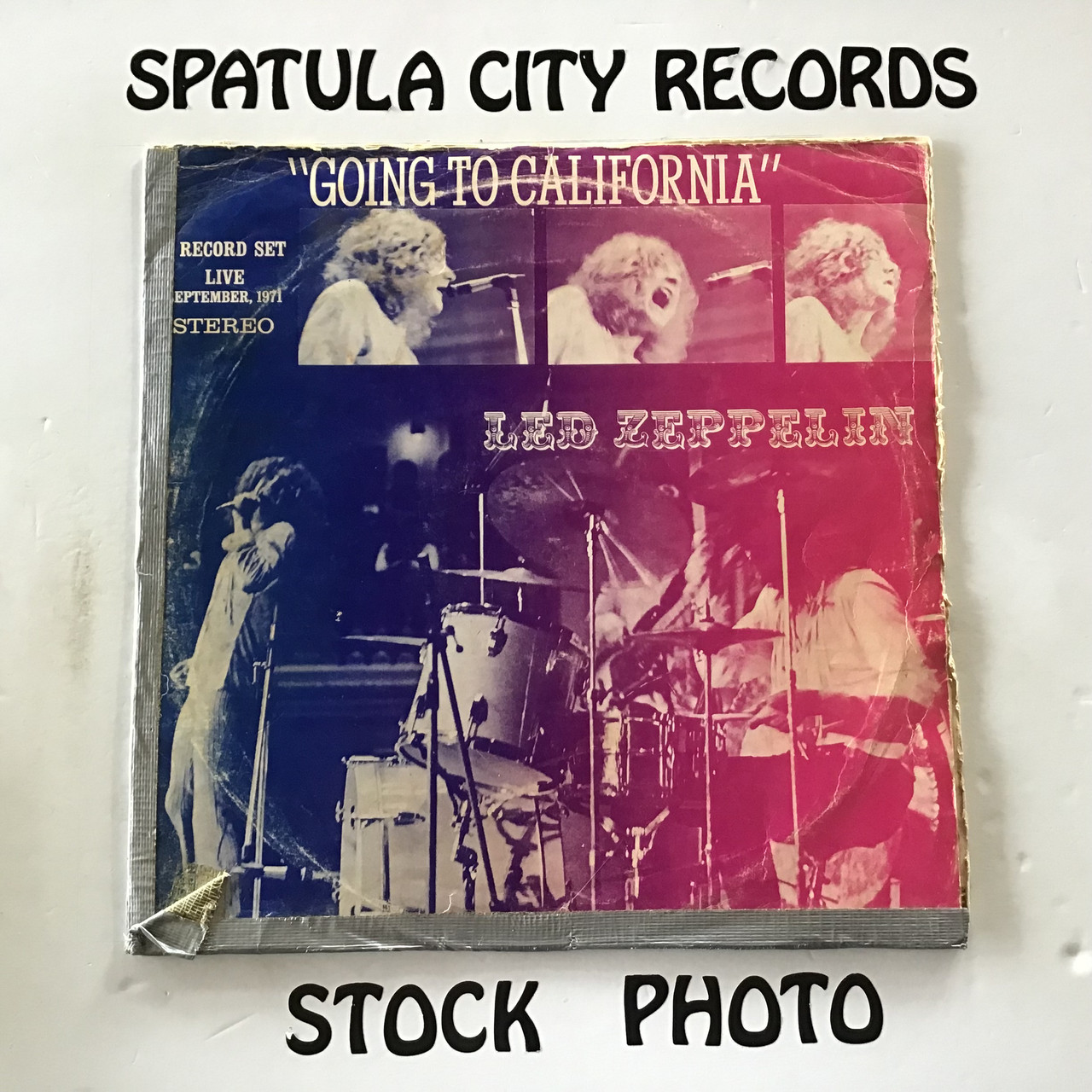 Led Zeppelin - Going to California - BOOTLEG - double vinyl record LP Led Zeppelin - Going to California - BOOTLEG - double vinyl record LP
