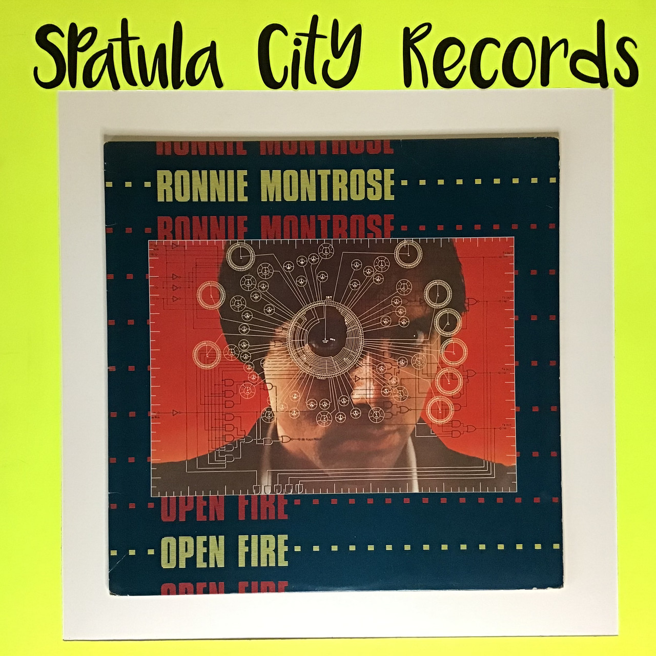 Ronnie Montrose - Open Fire - vinyl record album LP