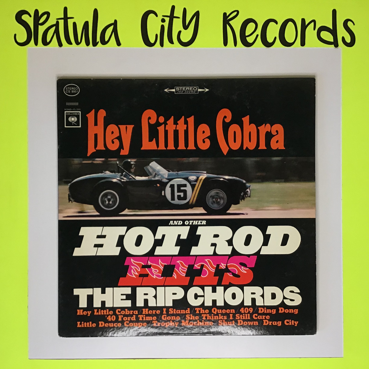 Rip Chords, The - Hey Little Cobra and Other Hot Rod Hits  - vinyl record album LP