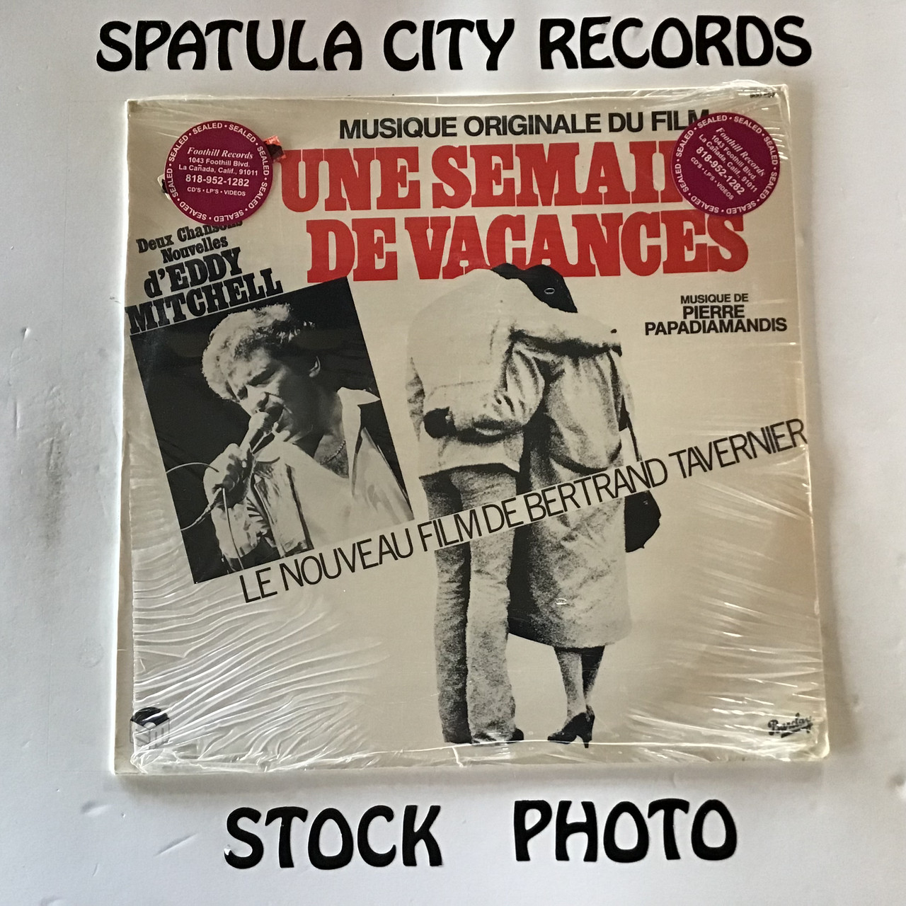 Pierre Papadiamandis , Eddy Mitchell - Une Semaine De Vacances - soundtrack - IMPORT - SEALED - vinyl record LP