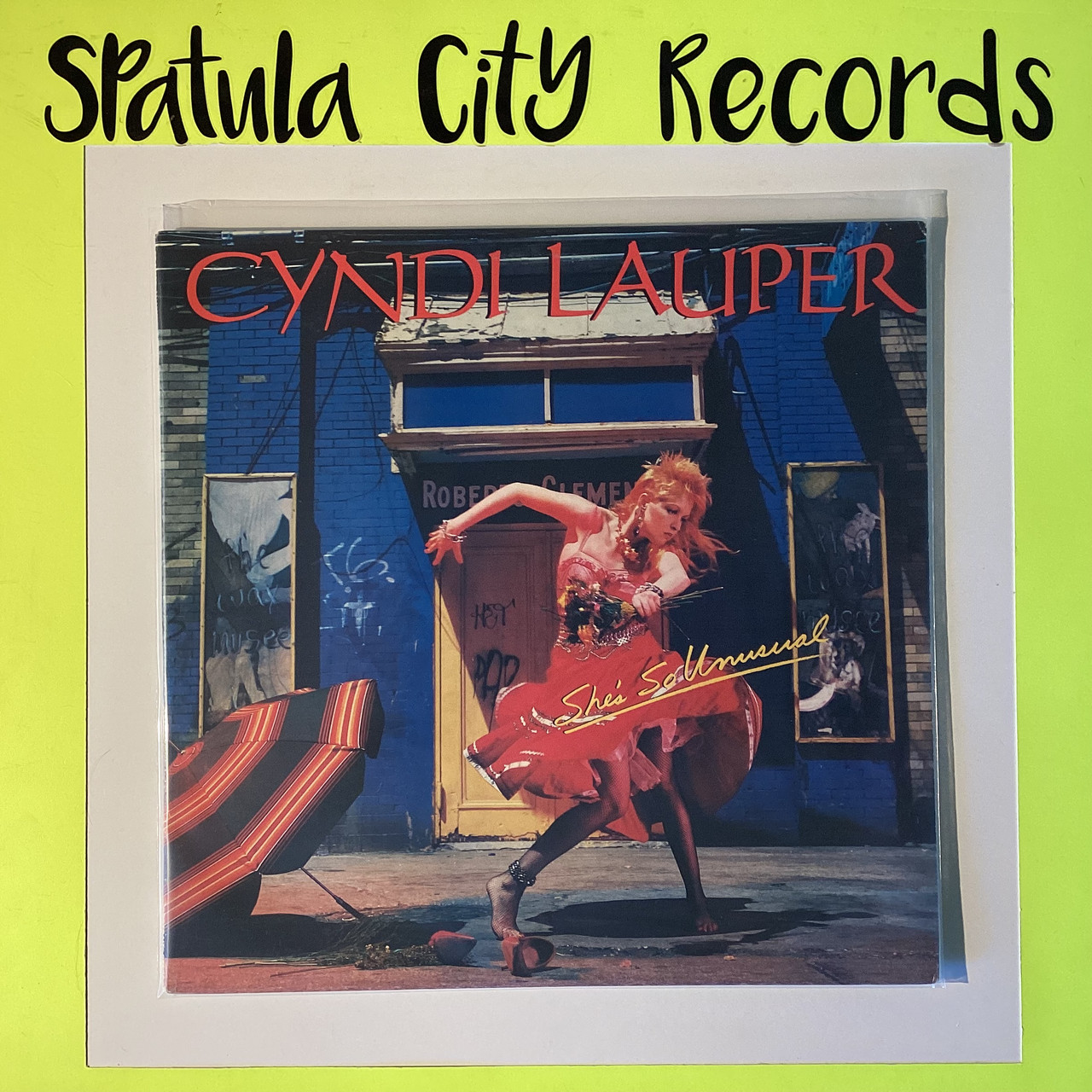 Cyndi Lauper - She’s So Unusual -  vinyl record album LP