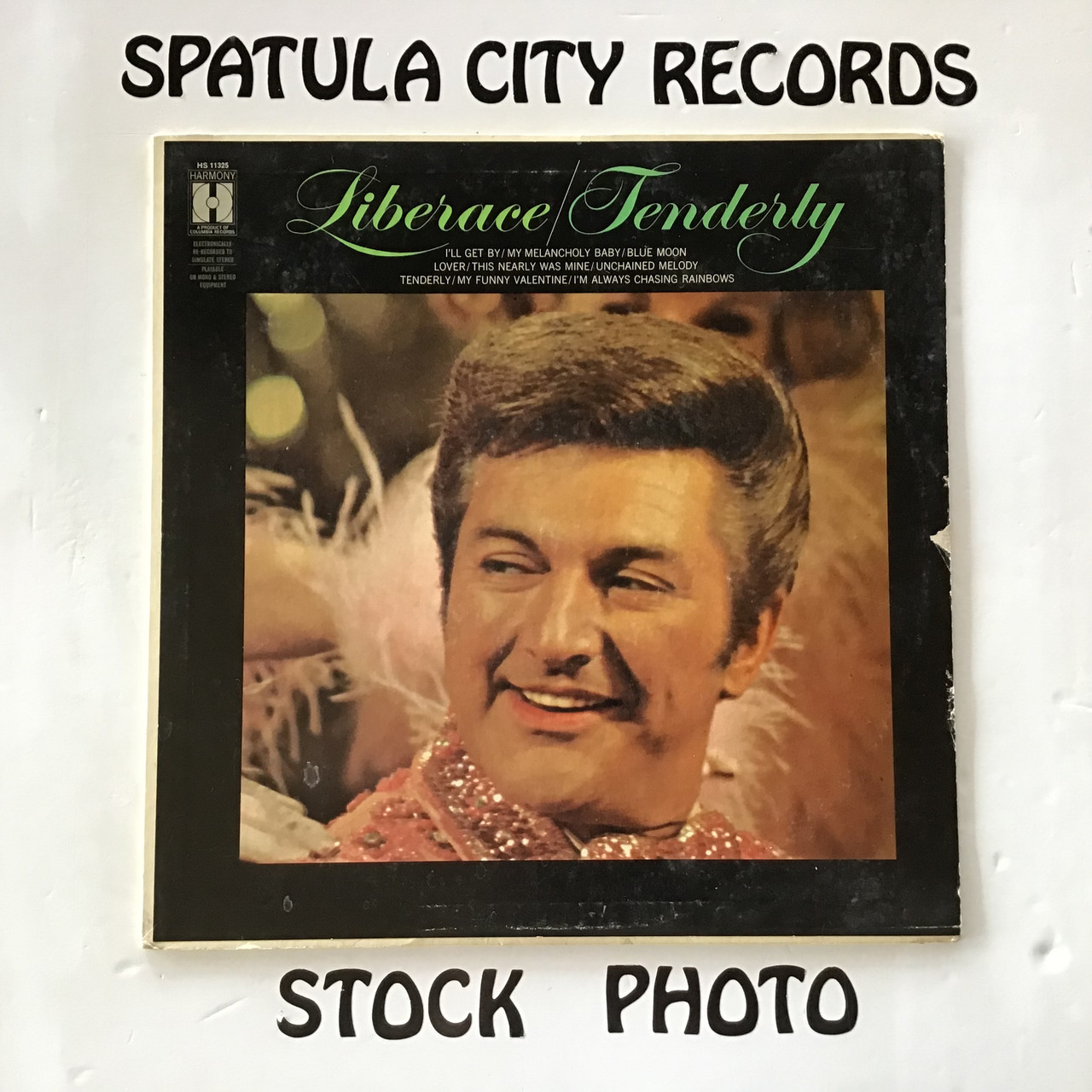 Liberace - Tenderly - vinyl record LP