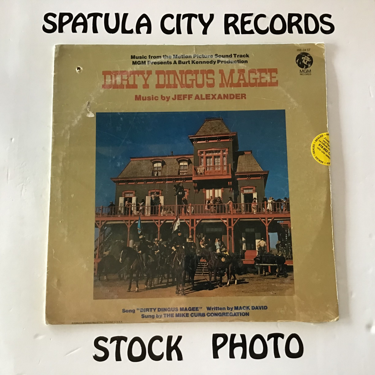 Jeff Alexander - Dirty Dingus Magee - soundtrack - SEALED - vinyl record LP