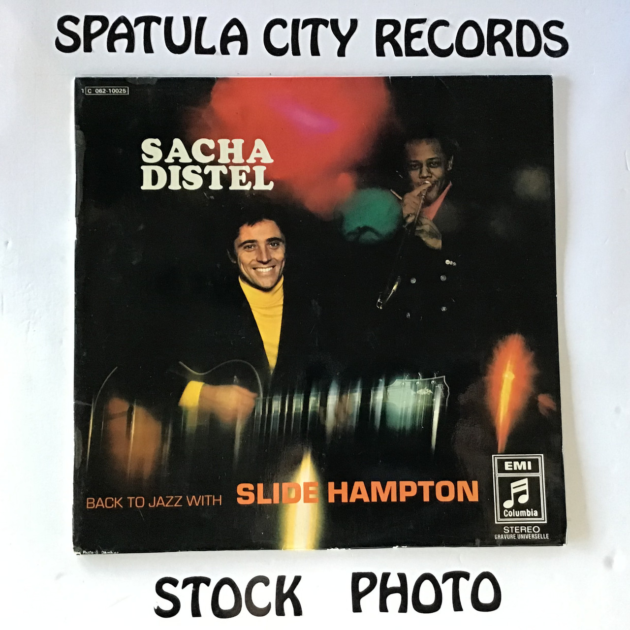 Sacha Distel with Slide Hampton - Back to Jazz - IMPORT - vinyl record LP