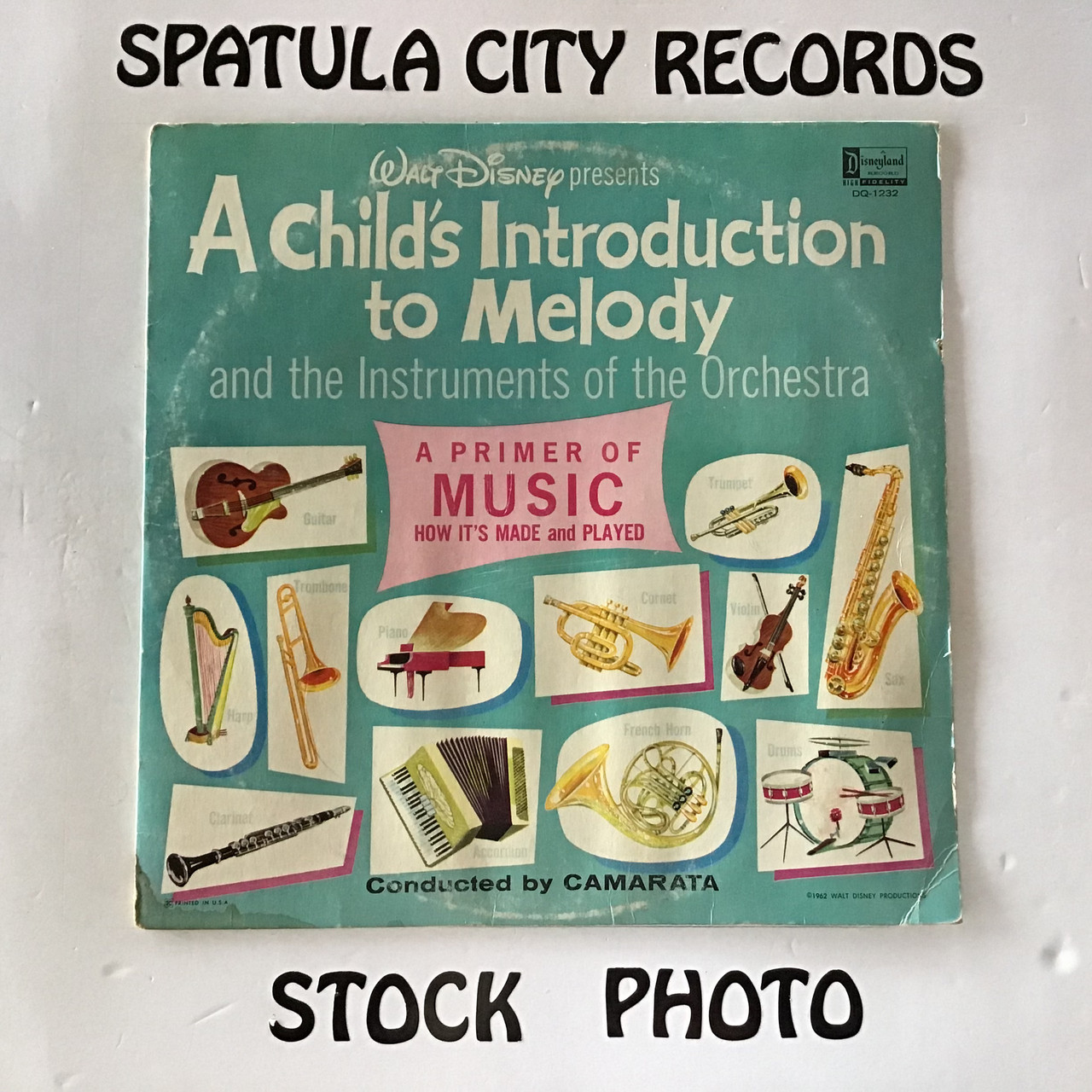 Walt Disney Presents A Child's Introduction to Melody - MONO - vinyl record LP