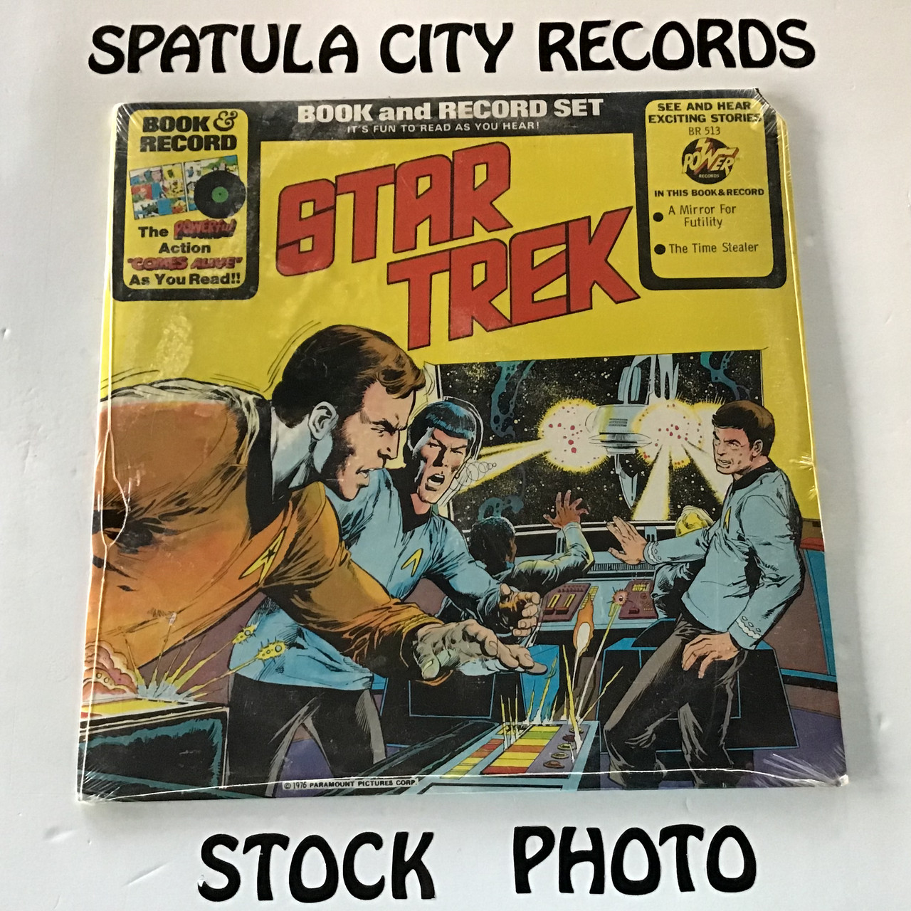 Star Trek Book and Record Set - SEALED -  vinyl record LP
