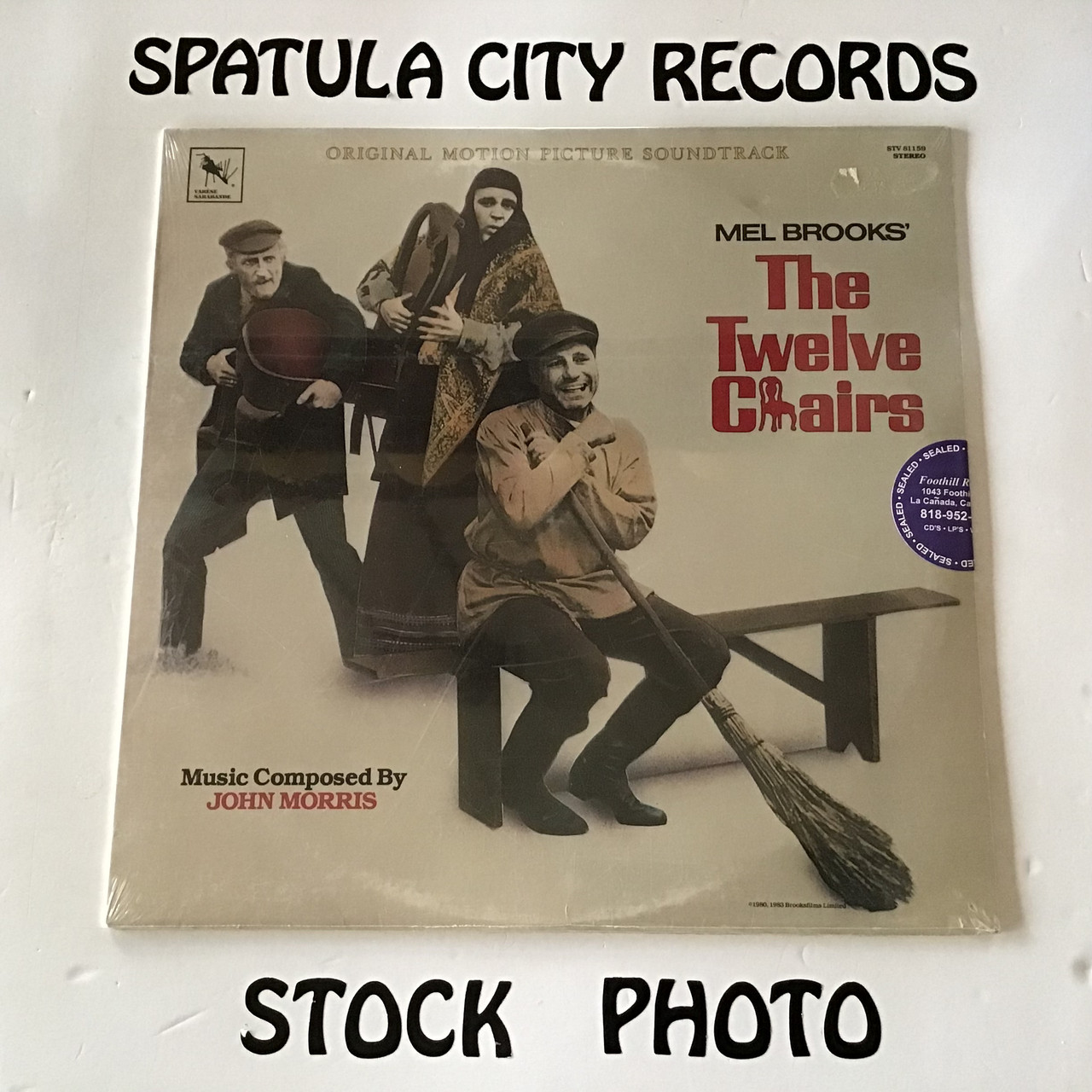 John Morris - Mel Brooks' The Twelve Chairs - SEALED - vinyl record LP