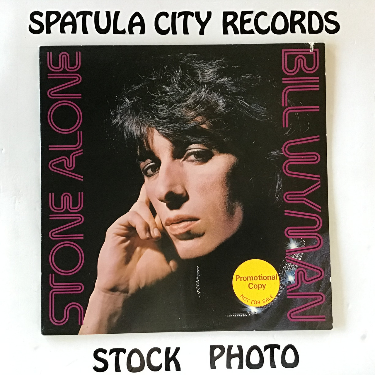 Bill Wyman - Stone Alone - PROMO - record LP