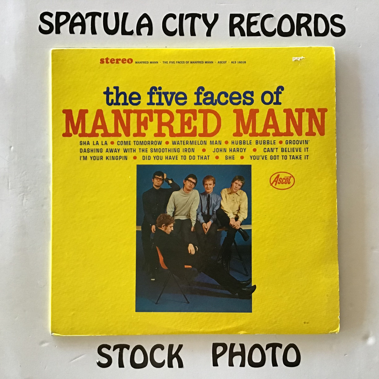 Manfred Mann - The Five Faces of Manfred Mann featuring Sha-La-La - vinyl record LP