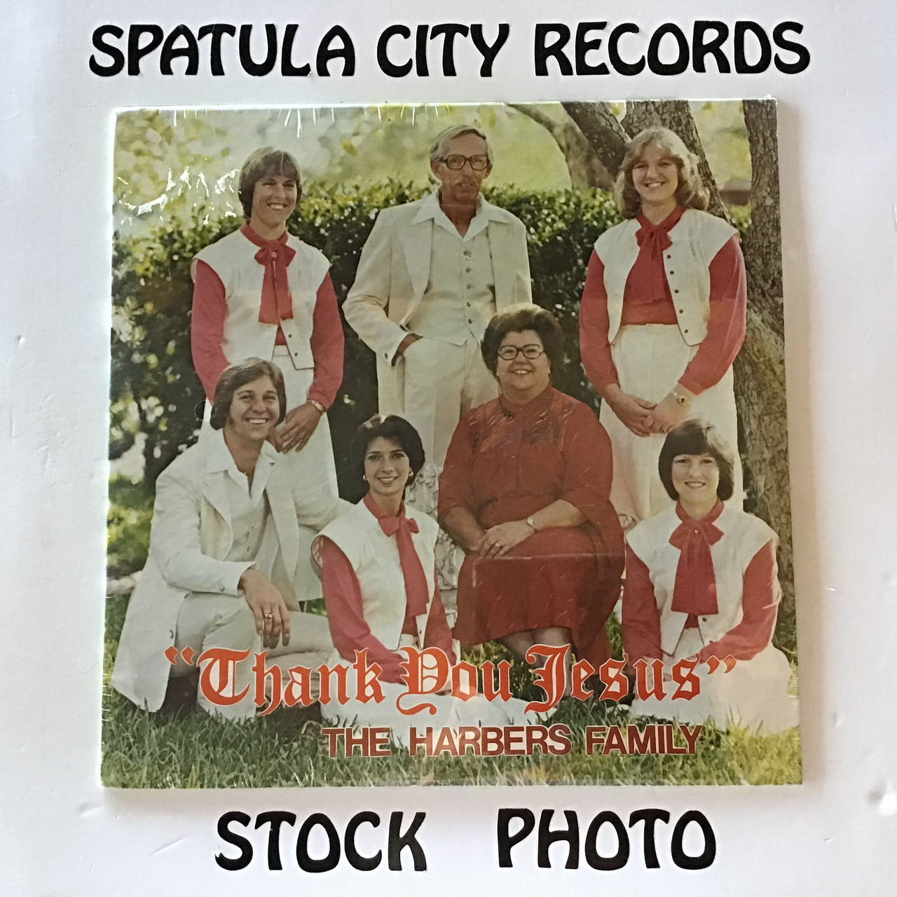 Harbers Family, The - Thank You Jesus - SEALED - vinyl record album  LP