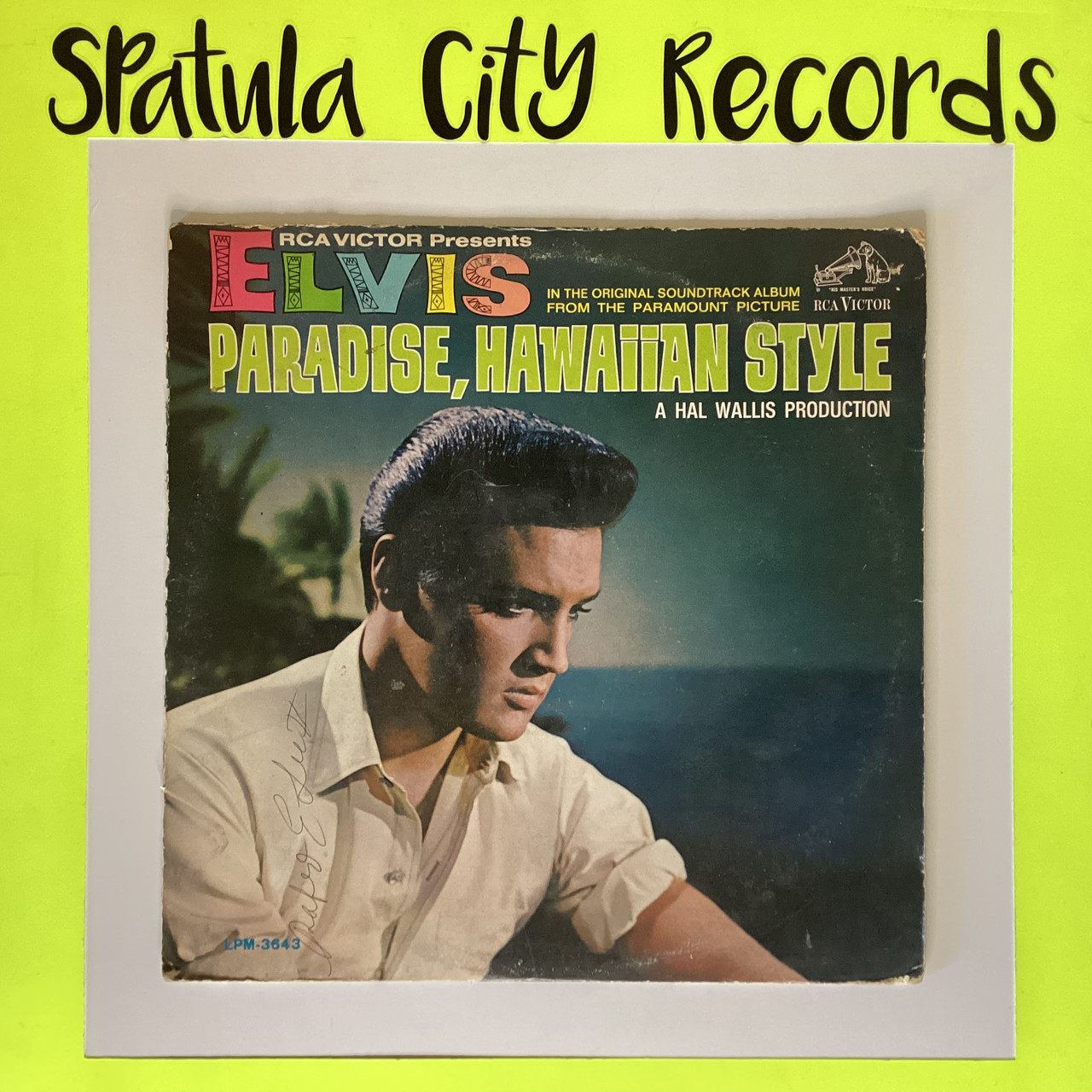 Elvis Presley - Paradise, Hawaiian Style - mono - vinyl record album LP