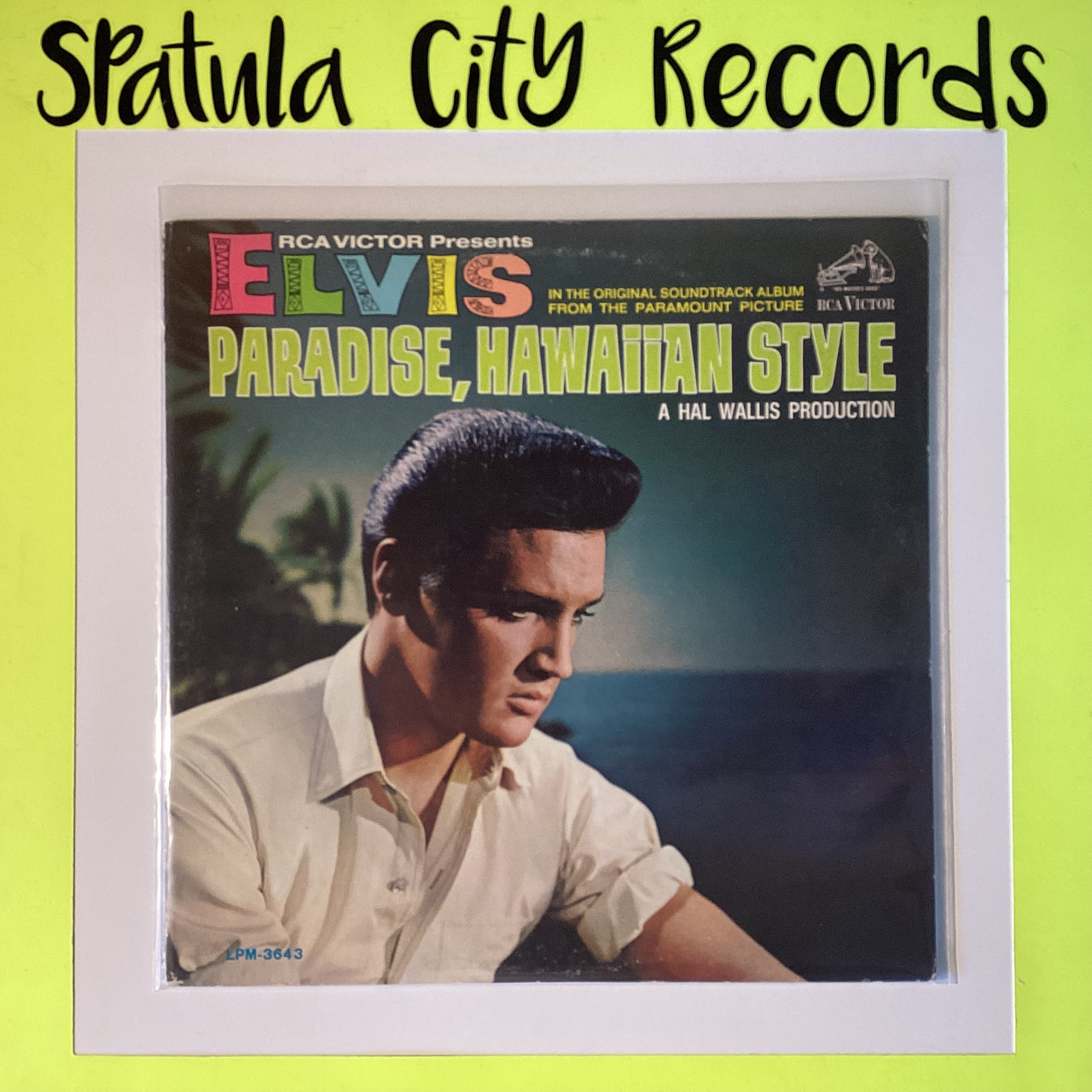 Elvis Presley - Paradise, Hawaiian Style - MONO - vinyl record album LP