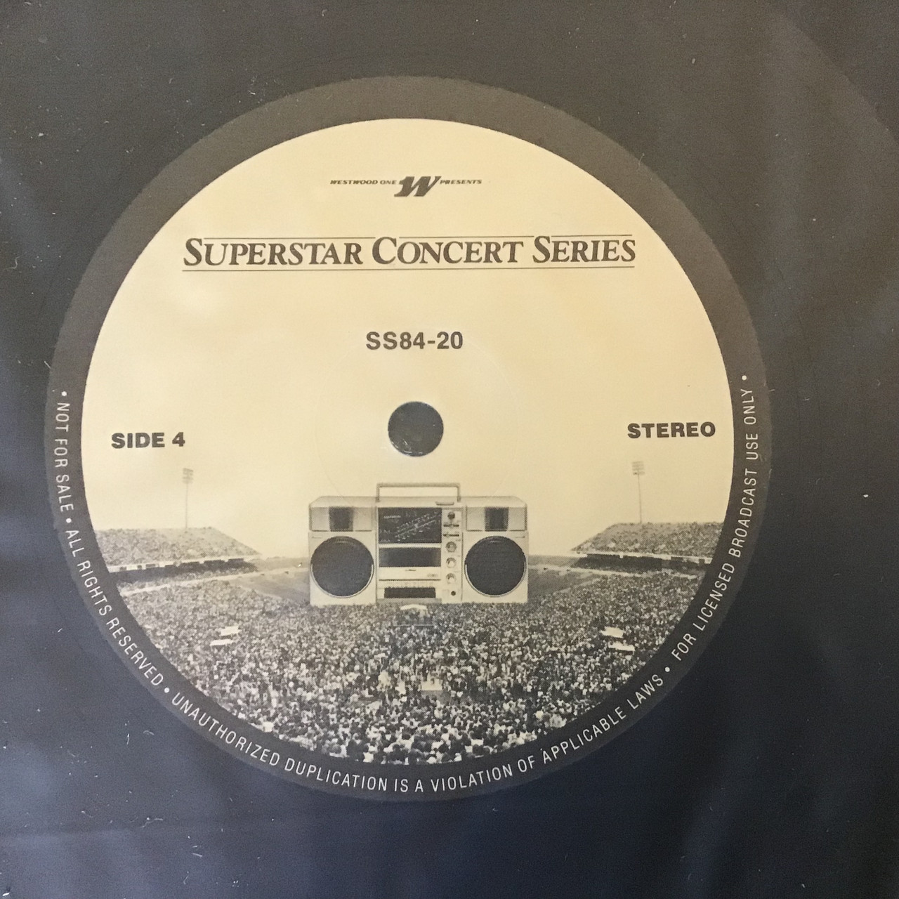 Journey - Westwood One superstar Concert series - Aired 9/1/84 - live concert - triple vinyl record album LP